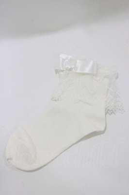 Preview of Fairy tale Herbariumクルー丈ソックス  白