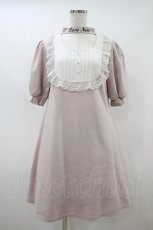 画像1: Ank Rouge / ヨーク切替チョーカーデザインカットワンピース M ピンク H-26-10-08-1029-CA-OP-OW-ZH (1)
