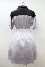 画像2: Ank Rouge / ボウリングシャツワンピース M ラベンダー H-26-10-08-1030-CA-OP-OW-ZH (2)