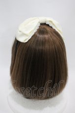 画像2: m petit by misako / ビックリボンカチューシャ  アイボリー H-26-10-08-1007-LO-AC-YZ-ZH (2)