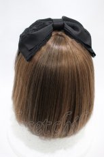 画像2: m petit by misako / ビックリボンカチューシャ  ブラック H-26-10-08-1009-LO-AC-YZ-ZH (2)