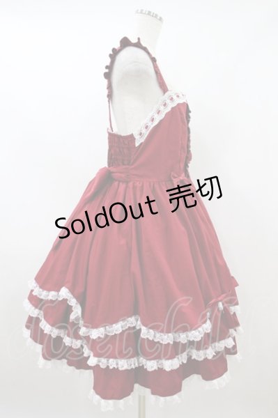新品未使用 To Alice ヴィンテージドール JSK ジャンパースカート L To Alice / ヴィンテージドールジャンパースカートセット L レッド H