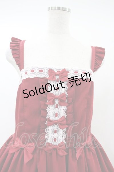 To Alice / ヴィンテージドールジャンパースカートセット L レッド H