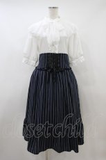 画像1: majoretty / ケープワンピース L ネイビー H-26-10-08-1018-LO-OP-YZ-ZH (1)
