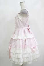 画像2: MQ LOLITA（海外ロリータブランド） / Labirinthe Doll ジャンパースカート M ピンク H-26-10-08-001-PU-OP-NS-ZH (2)