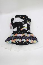 画像2: BABY,THE STARS SHINE BRIGHT / くみゃちゃんのKiraKira Sweets Halloween柄くみゃちゃんねこみみケープ  クロ H-26-10-08-061-BA-ZA-OW-ZH (2)