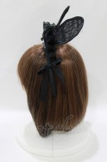 画像2: Angelic Pretty / Midnight Bunnyカチューシャ  クロ H-26-10-08-065-AP-AC-IG-ZH (2)