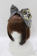 画像1: metamorphose / セーラーリボンカチューシャ (2019年）  グレー H-26-10-08-076-ME-AC-IG-ZH (1)