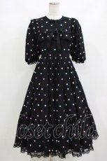 画像1: Angelic Pretty / Candy Petit Heartワンピース one size fits all 黒 H-26-10-08-014-AP-OP-AS-ZH (1)
