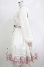画像2: BABY,THE STARS SHINE BRIGHT / Little Kitten Luluna ストライプワンピース Free オフ白/ピンク H-26-10-08-002-BA-OP-NS-ZH (2)
