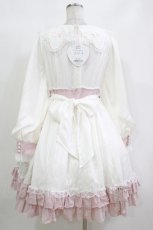 画像3: BABY,THE STARS SHINE BRIGHT / Little Kitten Luluna ストライプワンピース Free オフ白/ピンク H-26-10-08-002-BA-OP-NS-ZH (3)