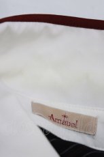 画像5: Amavel / 配色衿ストライプ切替ワンピース Free ブラック H-26-10-08-019-CA-OP-NS-ZH (5)