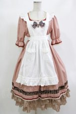 画像1: ALICE and the PIRATES / Cafe timeワンピース one size fits all ストロベリー H-26-10-08-003-PA-OP-AS-ZH (1)