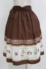 画像3: axes femme POETIQUE / レトロ喫茶ベルト付スカート M Dブラウン H-26-10-08-022-AX-SK-NS-ZH (3)