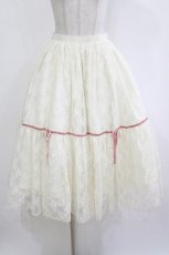 画像1: Angelic Pretty / Romantic Lacy Dollスカート Free アイボリー H-26-10-09-001-AP-SK-SA-ZH (1)