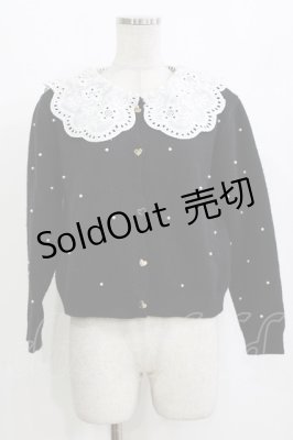 Preview of パールニットカーディガン M ブラック