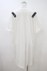 画像2: Ank Rouge / ジップデザインTシャツ M 白 H-26-10-09-1041-CA-TO-SZ-ZH (2)