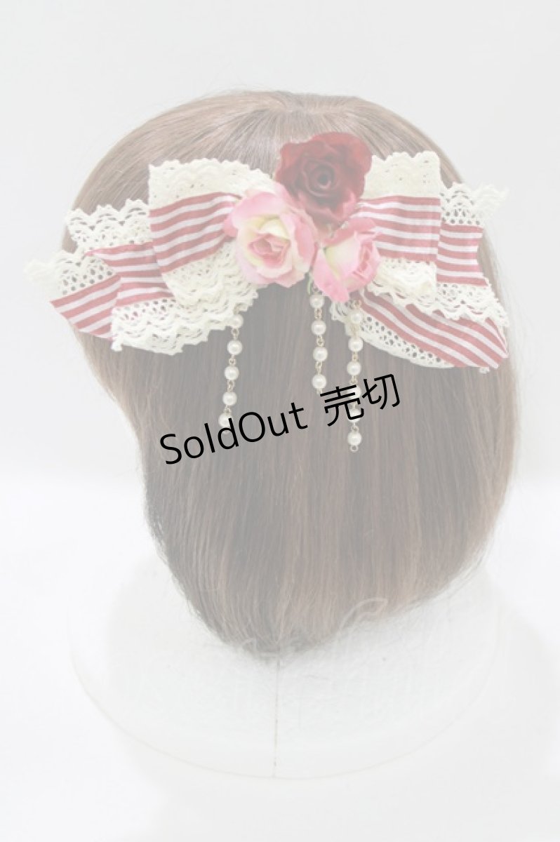画像2: Angelic Pretty / ロココローズコーム  アカ H-26-10-09-074-AP-AC-OW-ZH (2)