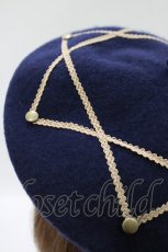 画像3: metamorphose / Magical classベレー帽  ネイビー H-26-10-09-078-ME-AC-HR-ZH (3)