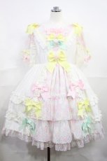 画像1: BABY,THE STARS SHINE BRIGHT / はるちゃんの花舞うEternal Gardenワンピース Free オフ白(バーバリー) H-26-10-10-001-BA-OP-SZ-ZH (1)