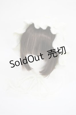 Preview of お花のニットヘッドドレス  シロ