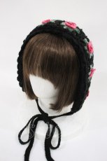 画像1: merry jenny / クロシェヘッドドレス  クロ H-26-10-10-045-LO-AC-IG-ZH (1)