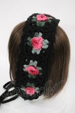 画像2: merry jenny / クロシェヘッドドレス  クロ H-26-10-10-045-LO-AC-IG-ZH (2)