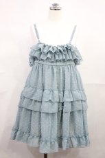 画像1: merry jenny / ドットフリルキャミチュニ  サックス H-26-10-10-004-LO-TO-SZ-ZH (1)