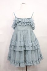画像2: merry jenny / ドットフリルキャミチュニ  サックス H-26-10-10-004-LO-TO-SZ-ZH (2)