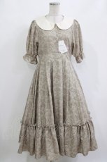 画像1: m petit by misako / NINA’S/トワルドジュイワンピース M ベージュ H-26-10-10-1037-LO-OP-NS-ZH (1)