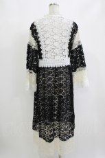 画像3: axes femme NOSTALGIE / 配色使い総レースガウン Free クロ×キナリ H-26-10-10-1038-AX-TO-OW-ZH (3)