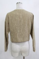 画像3: Maison de FLEUR Petite Robe canone / メラニーの気品忘れないツイードジャケット S Beige H-26-10-10-1040-LO-JA-NS-ZH (3)