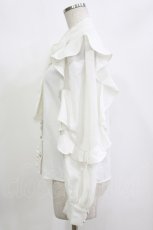 画像2: Ank Rouge / ハイネックリボンタイブラウス M 白 H-26-10-10-1045-CA-BL-SA-ZH (2)