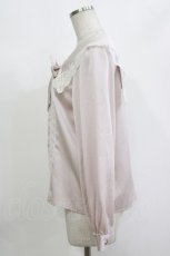 画像2: Ank Rouge / ラッセルレースリボンセーラーブラウス M ピンク H-26-10-10-1047-CA-BL-SA-ZH (2)