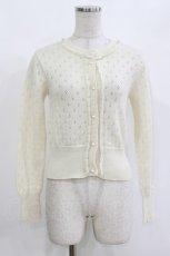 画像1: Angelic Pretty / ファー付け襟カーディガン Free オフ H-26-10-10-1050-AP-TO-NS-ZH (1)