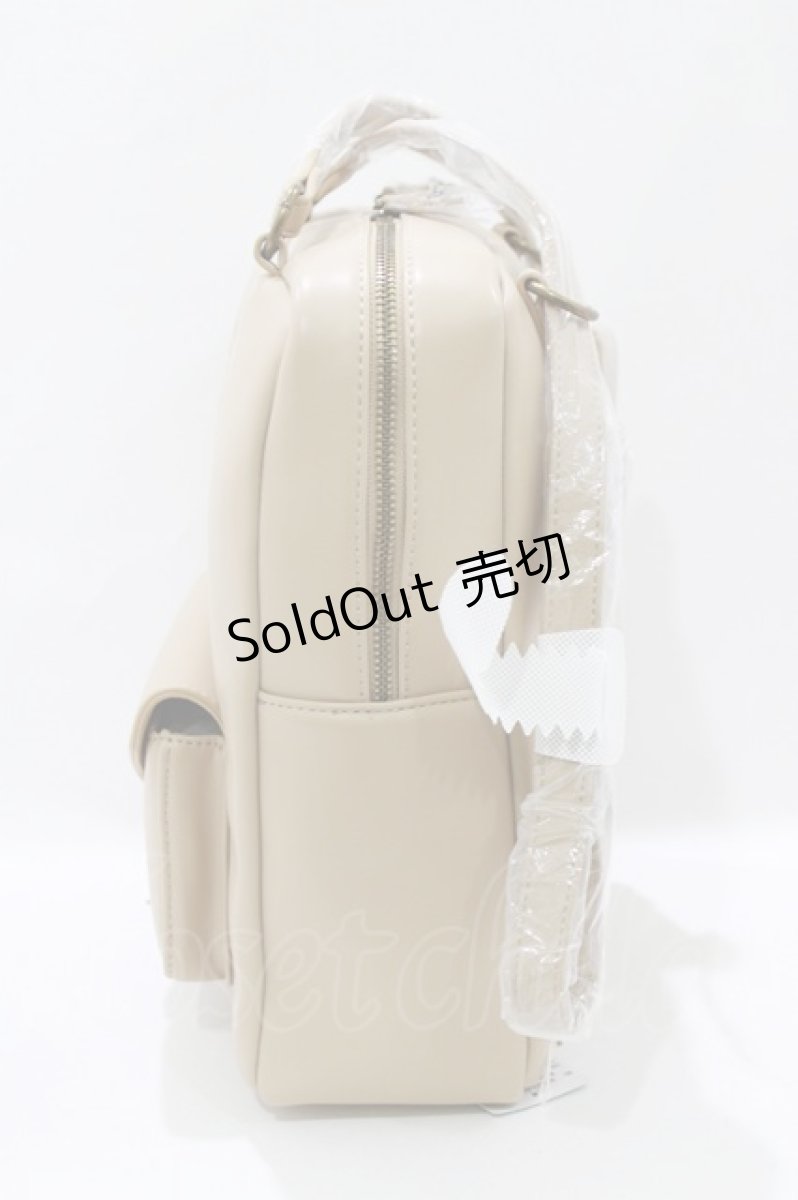 画像2: Maison de FLEUR Petite Robe canone / 別れは告げない2WAYバッグ  Beige H-26-10-10-1056-LO-BG-NS-ZH (2)