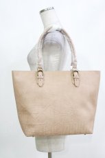 画像1: Maison de FLEUR Petite Robe canone / エンボスロゴトートバッグ  Beige H-26-10-10-1057-LO-BG-NS-ZH (1)