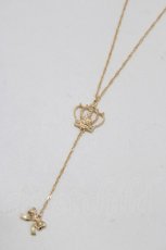 画像1: m petit by misako / TT*AMクラウンネックレス  ゴールド H-26-10-10-1061-LO-AC-NS-ZH (1)