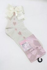 画像1: m petit by misako / AMCSハートリボンPL  オフ H-26-10-10-1067-LO-ZA-NS-ZH (1)
