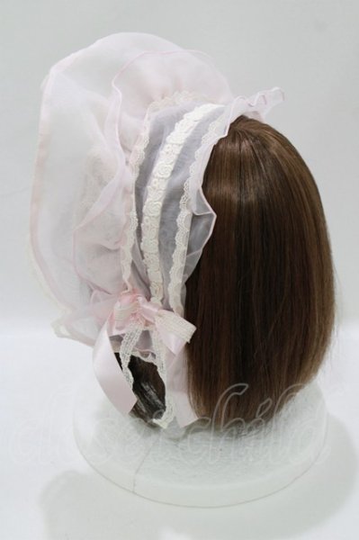 Angelic Pretty / オーガンジーブリム付カチューシャ ピンク H-26-10