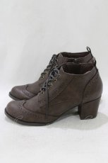 画像2: Maison de FLEUR Petite Robe canone / お嬢様のショートブーツ S BROWN H-26-10-10-1075-LO-SH-NS-ZH (2)