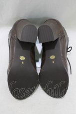 画像4: Maison de FLEUR Petite Robe canone / お嬢様のショートブーツ S BROWN H-26-10-10-1075-LO-SH-NS-ZH (4)