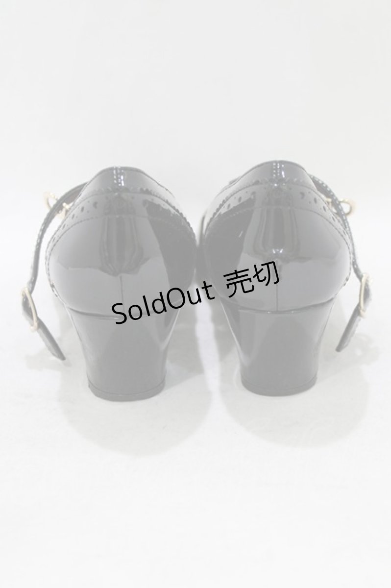 画像3: Maison de FLEUR Petite Robe canone / 淑女のメリージェーン S BLACK H-26-10-10-1076-LO-SH-NS-ZH (3)