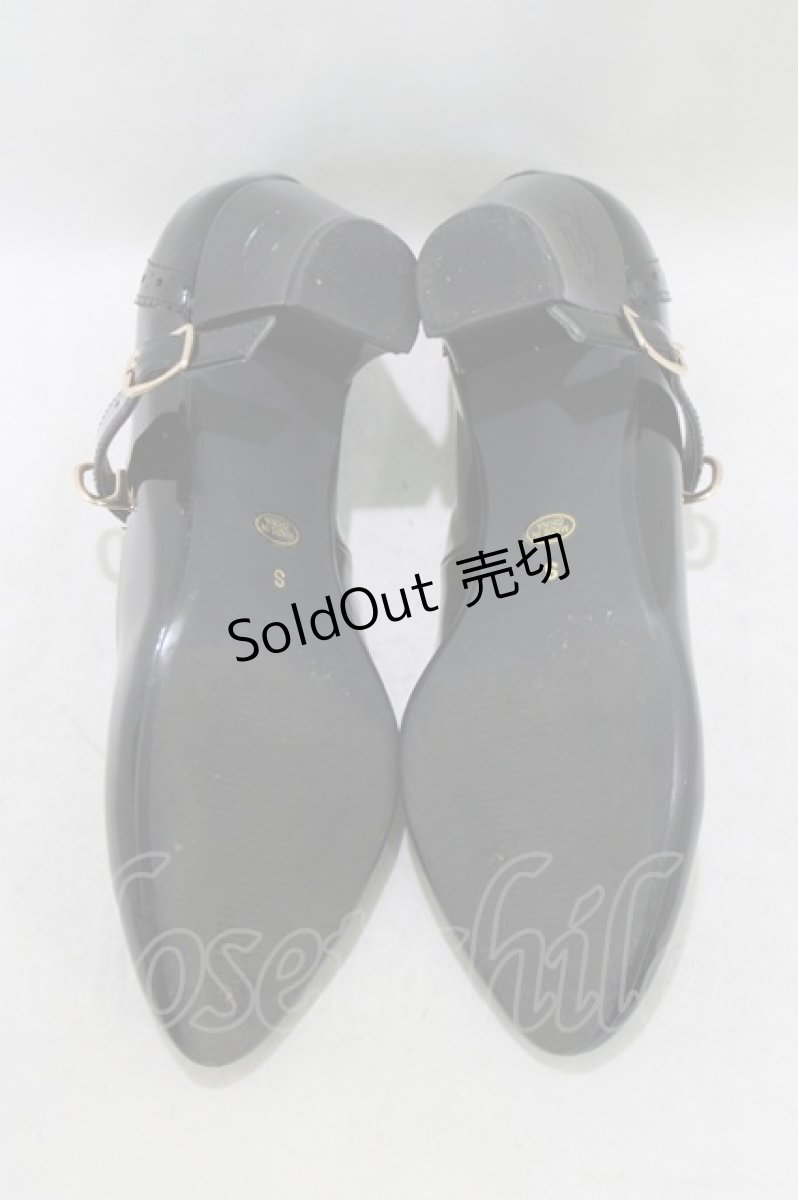 画像4: Maison de FLEUR Petite Robe canone / 淑女のメリージェーン S BLACK H-26-10-10-1076-LO-SH-NS-ZH (4)