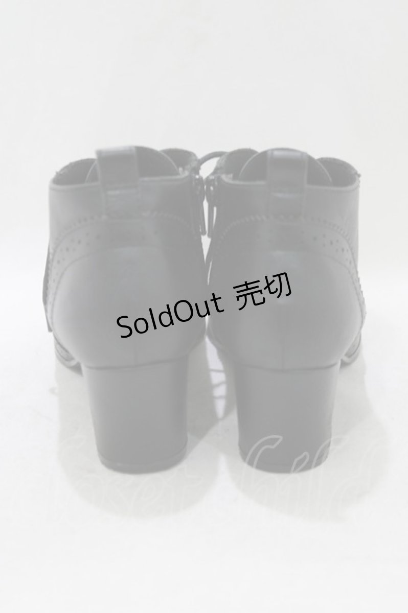 画像3: Maison de FLEUR Petite Robe canone / お嬢様のショートブーツ S BLACK H-26-10-10-1077-LO-SH-NS-ZH (3)