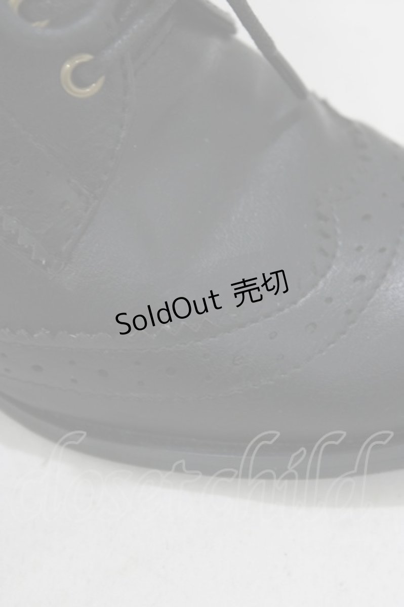 画像5: Maison de FLEUR Petite Robe canone / お嬢様のショートブーツ S BLACK H-26-10-10-1077-LO-SH-NS-ZH (5)