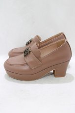 画像2: Maison de FLEUR Petite Robe canone / お姉さまのコインローファー S Beige H-26-10-10-1079-LO-SH-NS-ZH (2)