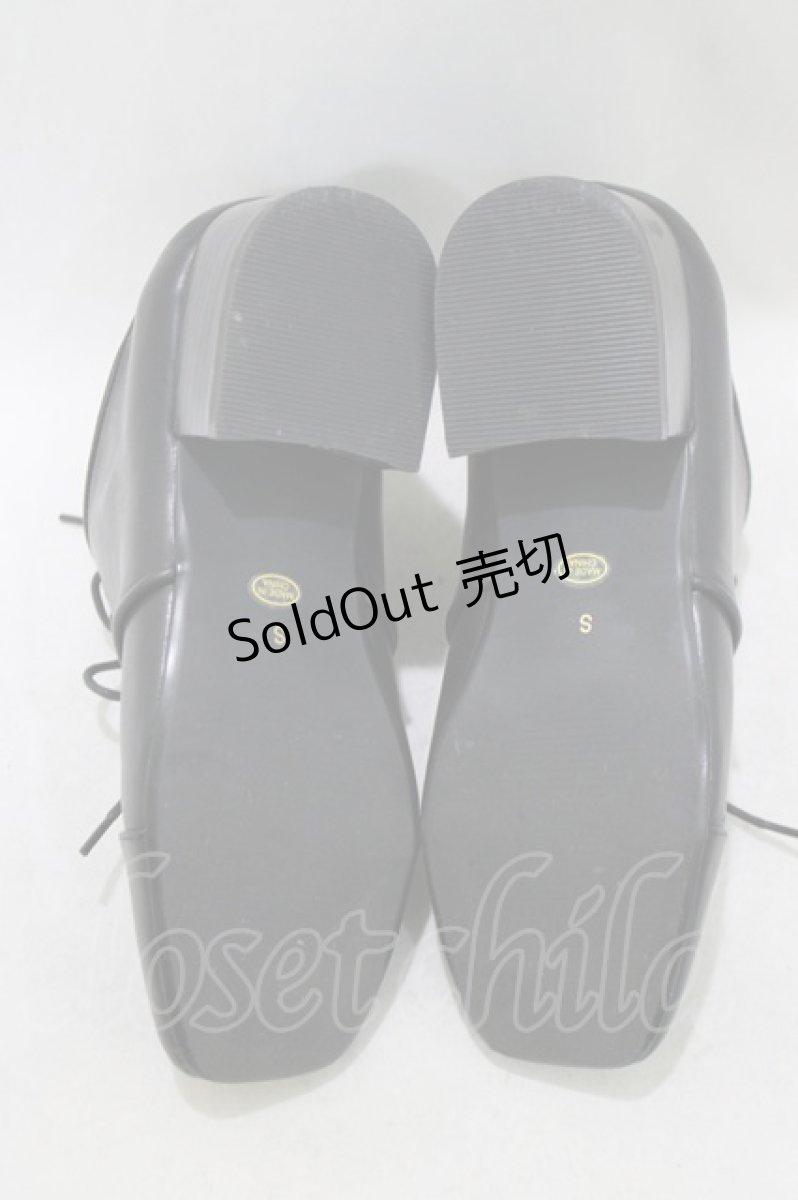 画像4: Maison de FLEUR Petite Robe canone / レディのままでマニッシュシューズ S BLACK H-26-10-10-1082-LO-SH-NS-ZH (4)
