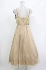 画像3: Maison de FLEUR Petite Robe canone / エリカが躍るキャミワンピース S 生成り H-26-10-10-1011-LO-OP-NS-ZH (3)