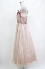 画像2: Maison de FLEUR Petite Robe canone / エリカが躍るキャミワンピース S ピンク H-26-10-10-1012-LO-OP-NS-ZH (2)